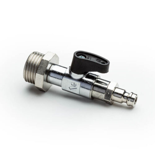 PVP 1/2" AG Kugelventil mit Pneumatikanschluss